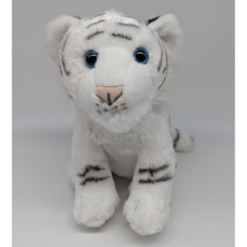 Wild Republic Cuddlekins Plush White Tiger Cub Stuffed Animal 12" Realistic